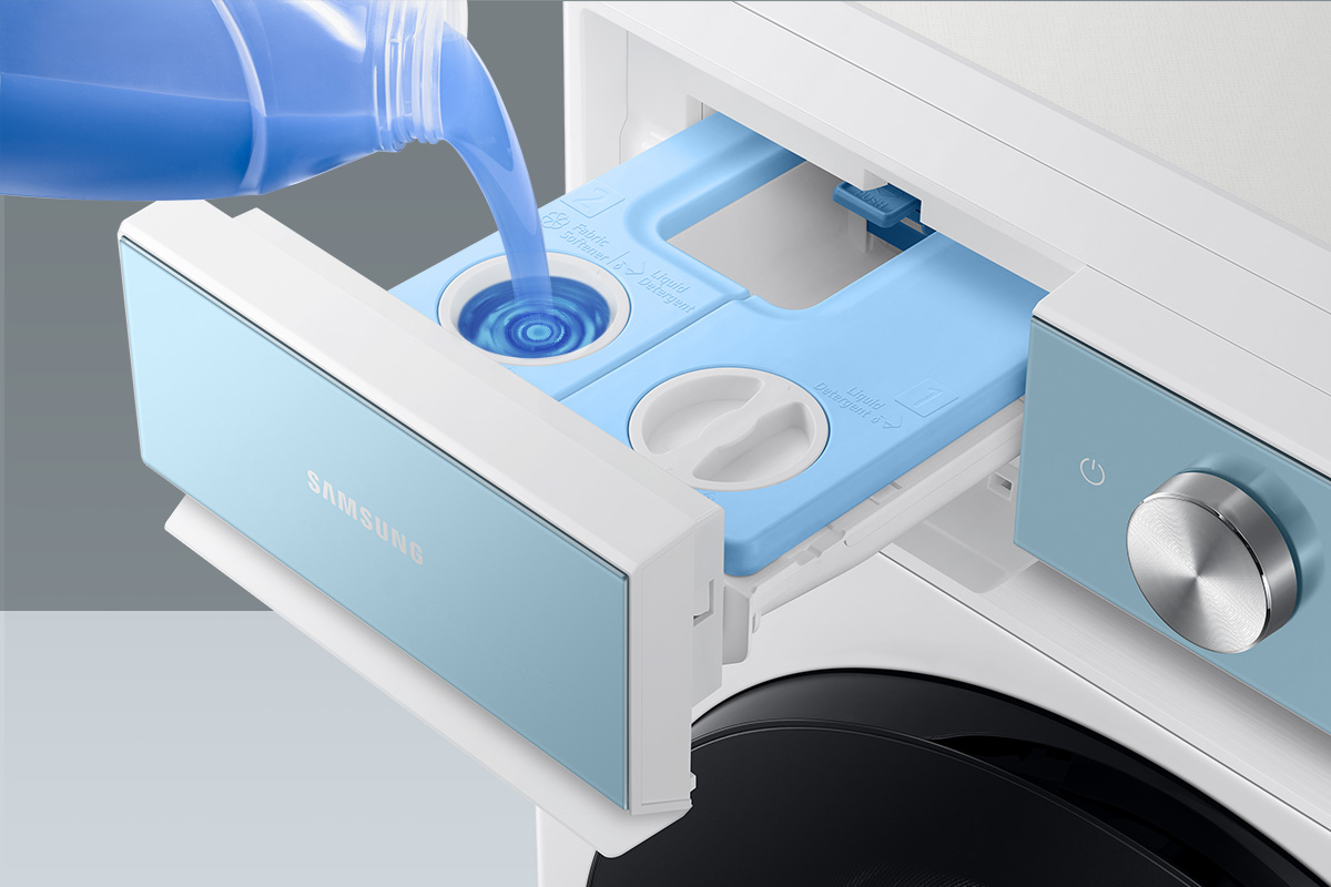 Máy giặt thông minh Samsung Bespoke AI ra mắt: Vừa phân biệt chất liệu vải, vừa tự động tính lượng nước giặt - Ảnh 4.