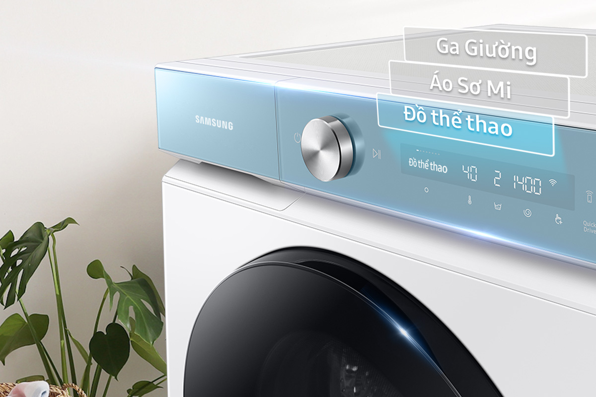 Máy giặt thông minh Samsung Bespoke AI ra mắt: Vừa phân biệt chất liệu vải, vừa tự động tính lượng nước giặt - Ảnh 2.
