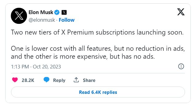 Elon Musk lại vừa nghĩ ra cách mới để thu tiền người dùng - Ảnh 2.