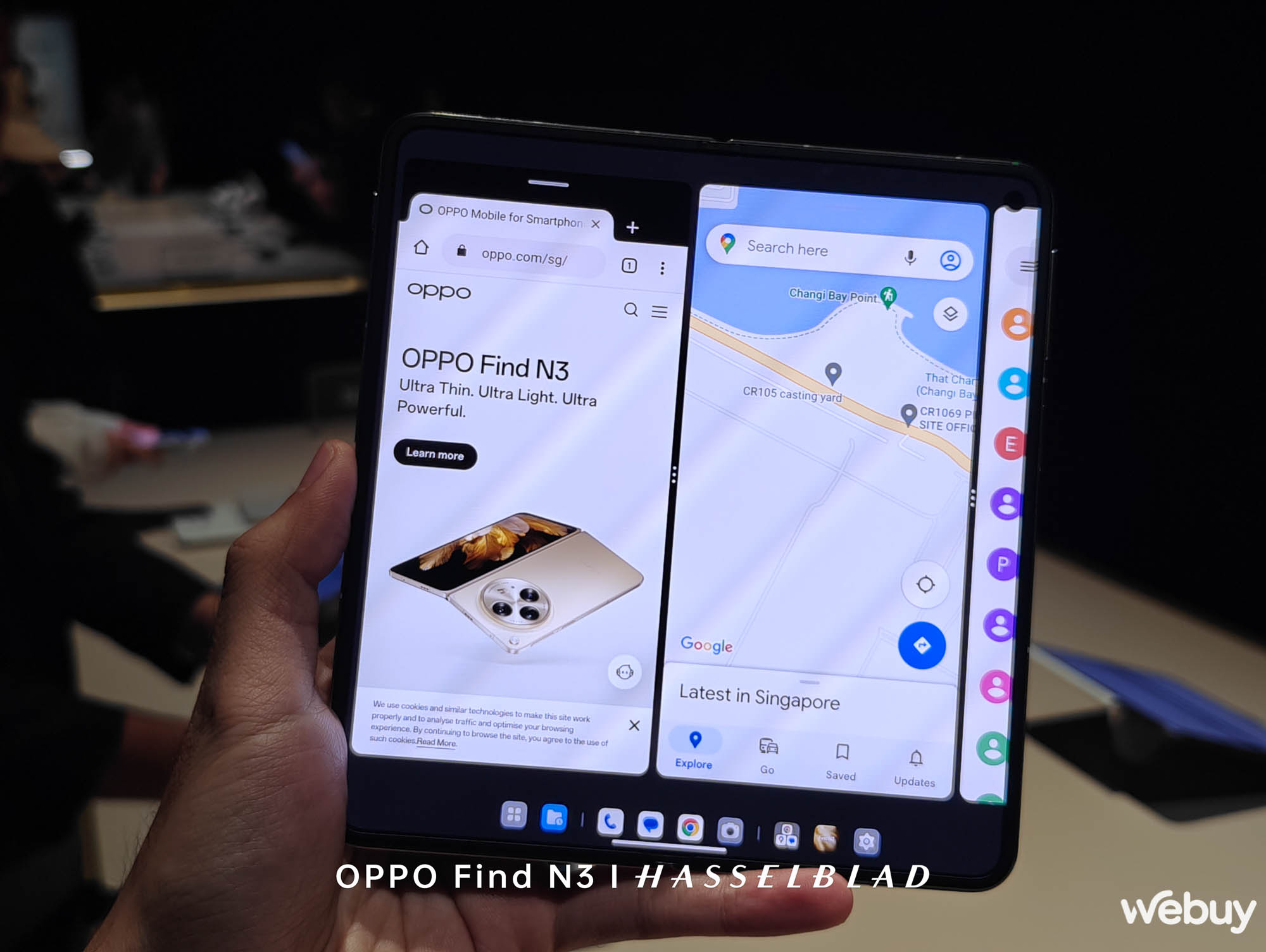 Trên tay OPPO Find N3, chụp bởi OPPO Find N3: Cuối cùng, Samsung đã có đối thủ xứng tầm - Ảnh 17.