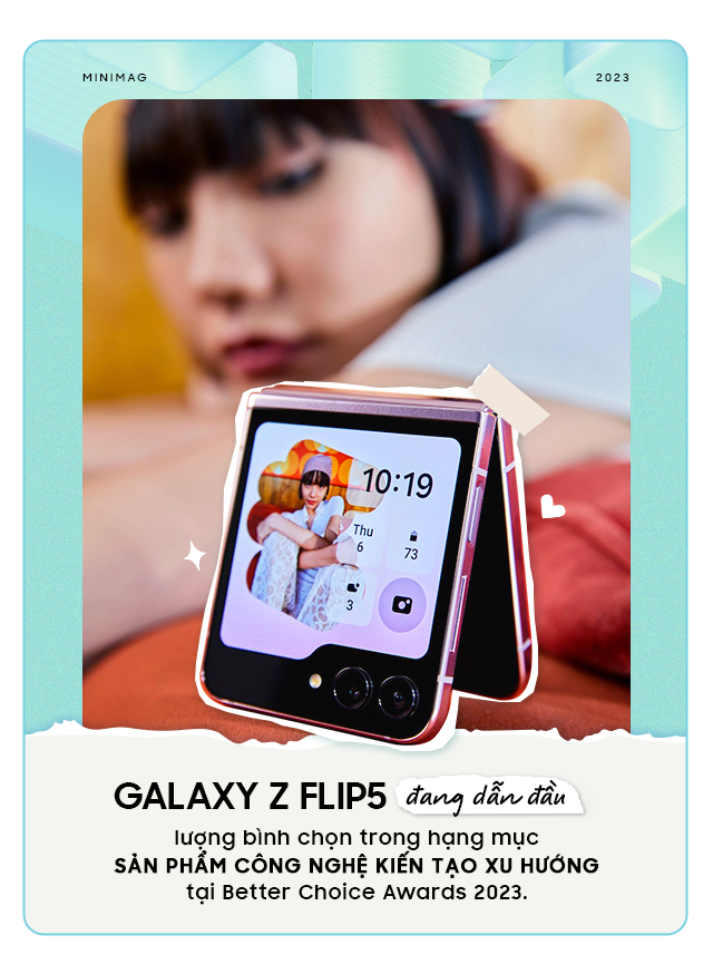 Galaxy Z Flip5 là smartphone duy nhất được đề cử Sản phẩm công nghệ Kiến tạo xu hướng - Ảnh 1.