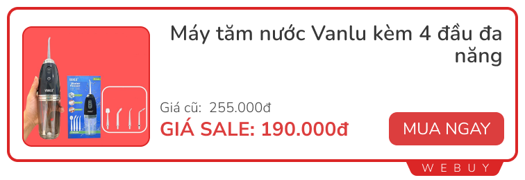 Đủ loại máy tăm nước từ hơn trăm nghìn cho đến vài triệu, tiêu chí nào để chọn loại phù hợp? - Ảnh 10.