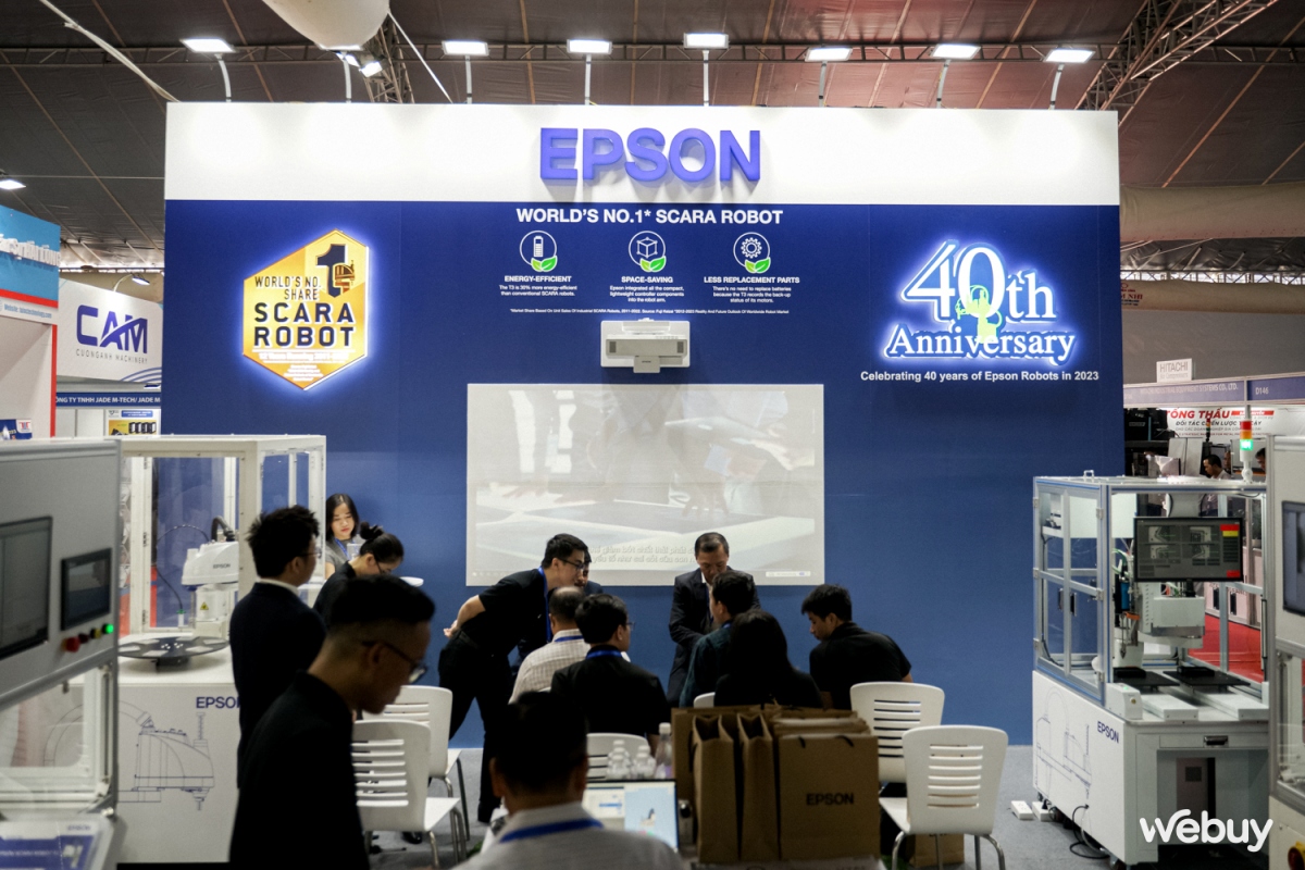 Trải nghiệm 4 robot SCARA của Epson tại Bắc Ninh: Linh hoạt, nhỏ gọn và thông minh hơn - Ảnh 1.