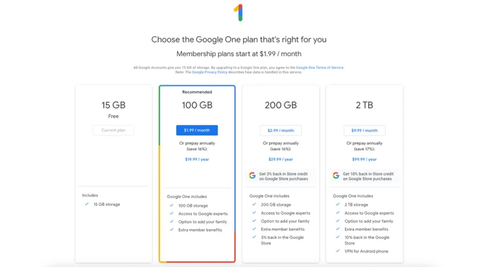 Năm 2023 rồi mà Google vẫn nghĩ 100GB/tháng là đủ để lưu trữ đám mây- Ảnh 1.