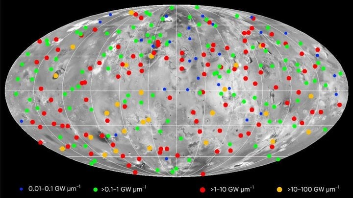 Bản đồ mới cho thấy núi lửa 'làm loạn' trên Mặt trăng bùng nổ nhất Hệ Mặt trời- Ảnh 1.