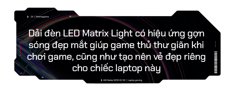 Trải nghiệm MSI Raider GE78 HX 13V: Laptop gaming 17 inch hiệu năng mạnh mẽ, hài lòng cả những game thủ khó tính- Ảnh 4.