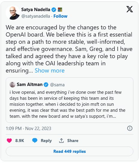 Cái kết có hậu cho drama tại OpenAI: Sam Altman trở lại làm CEO- Ảnh 4.