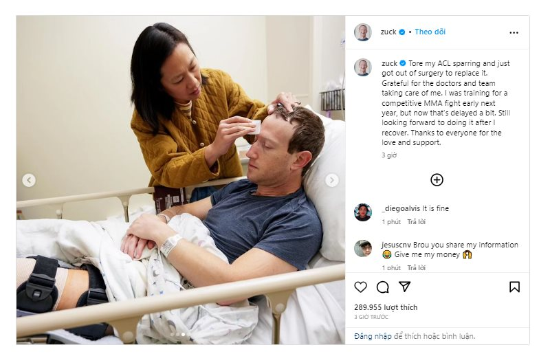Mark Zuckerberg ‘đánh nhau’ đến nhập viện - Ảnh 2.