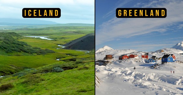 Vì sao Greenland và Iceland lại có được những cái tên trái ngược hoàn toàn với thực tế?