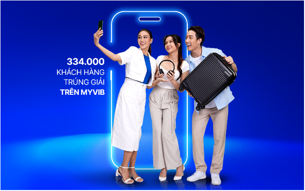 334.000 khách hàng trúng giải từ chương trình ưu đãi trên ngân hàng số MyVIB- Ảnh 2.