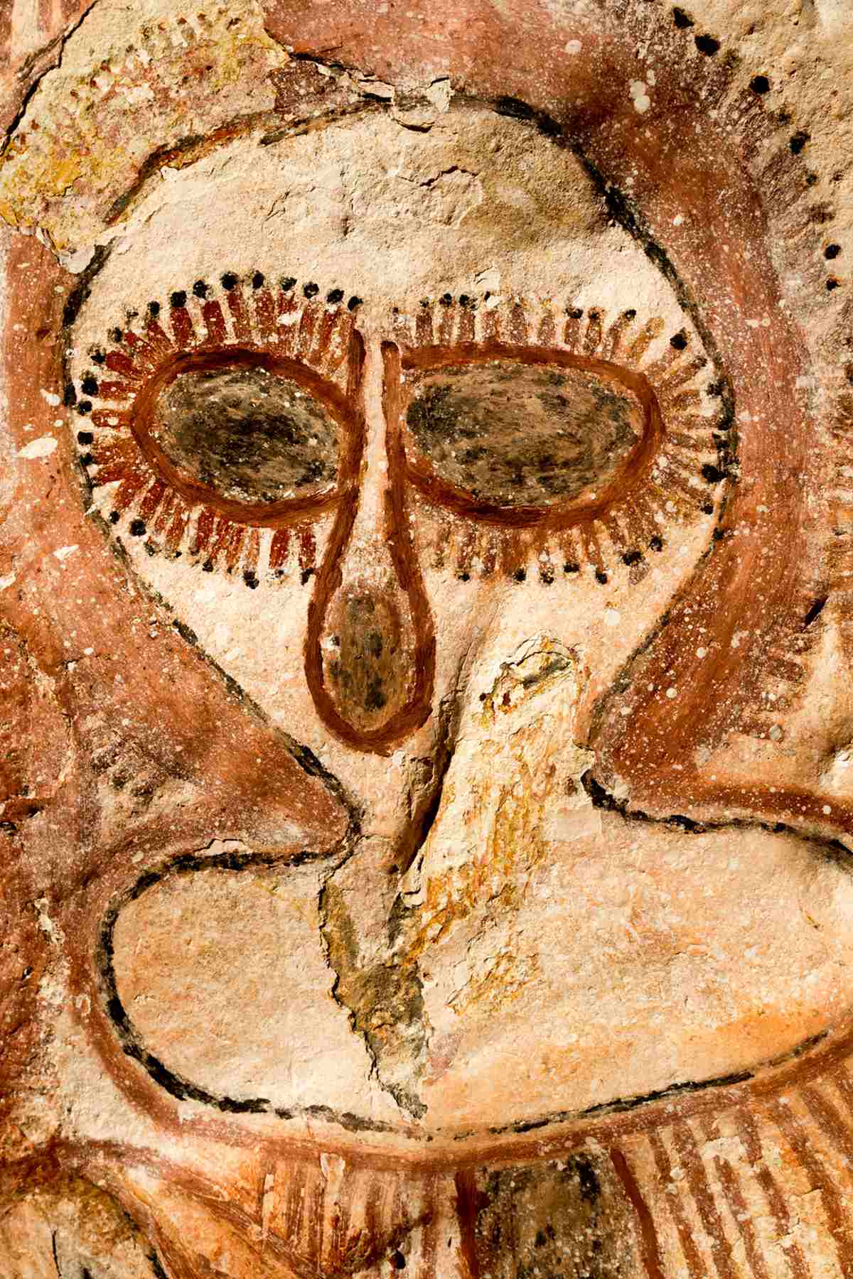 Những bức tranh hang động 4.000 năm tuổi của thổ dân ở Úc có thể thực sự mô tả người ngoài hành tinh?- Ảnh 4.