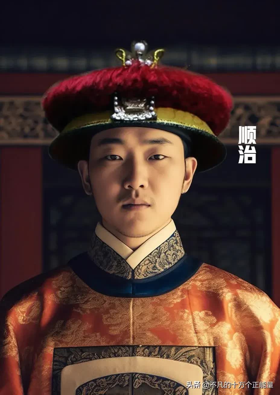 AI thêm màu vào chân dung 12 vị Hoàng đế nhà Thanh: Bất ngờ nhan sắc "đấng lang quân" của Từ Hi Thái hậu- Ảnh 6.