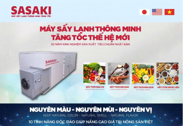 Máy sấy công nghiệp Sasaki: Hướng đi mới cho nông sản Việt- Ảnh 3.
