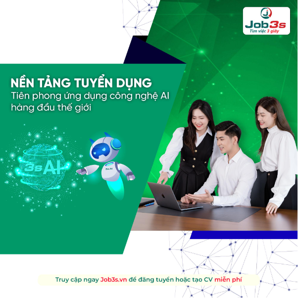 Job3s.vn ra mắt tính năng cực mới về công nghệ AI hỗ trợ tuyển dụng hàng đầu thị trường- Ảnh 1.