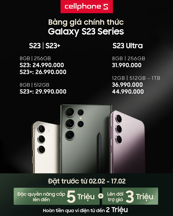 Galaxy S23 chính hãng giá từ 22,9 triệu đồng, bản đắt nhất có giá 44,9 triệu kèm nhiều quà - Ảnh 3.