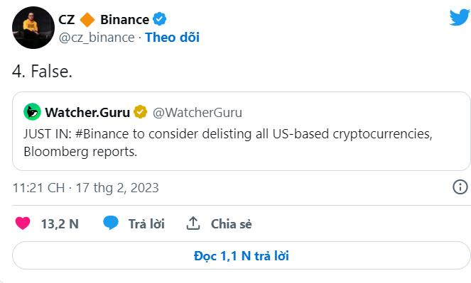 Binance sẽ hủy niêm yết tất cả các dự án tiền điện tử ở Mỹ? - Ảnh 2.