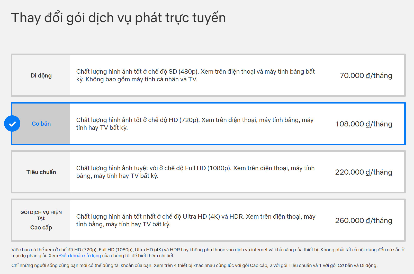 Netflix giảm giá gói thuê bao cơ bản tại Việt Nam - Ảnh 3.