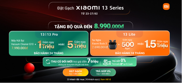 TGDĐ mở đặt trước Xiaomi 13 Series từ 22,99 triệu, ưu đãi đến 8,99 triệu đồng - Ảnh 5.