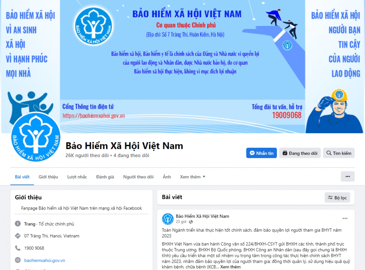 Cảnh báo giả mạo FanPage, Facebook của BHXH Việt Nam nhằm lừa đảo, chiếm đoạt tài sản - Ảnh 2.