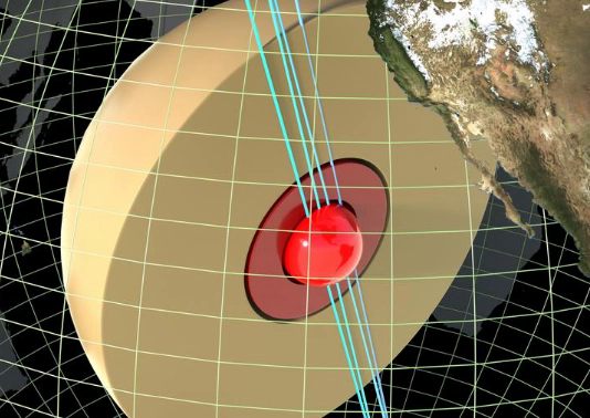 Dữ liệu cho thấy lõi Trái Đất đang che giấu một quả cầu kim loại đường kính 650 kilomet - Ảnh 2.