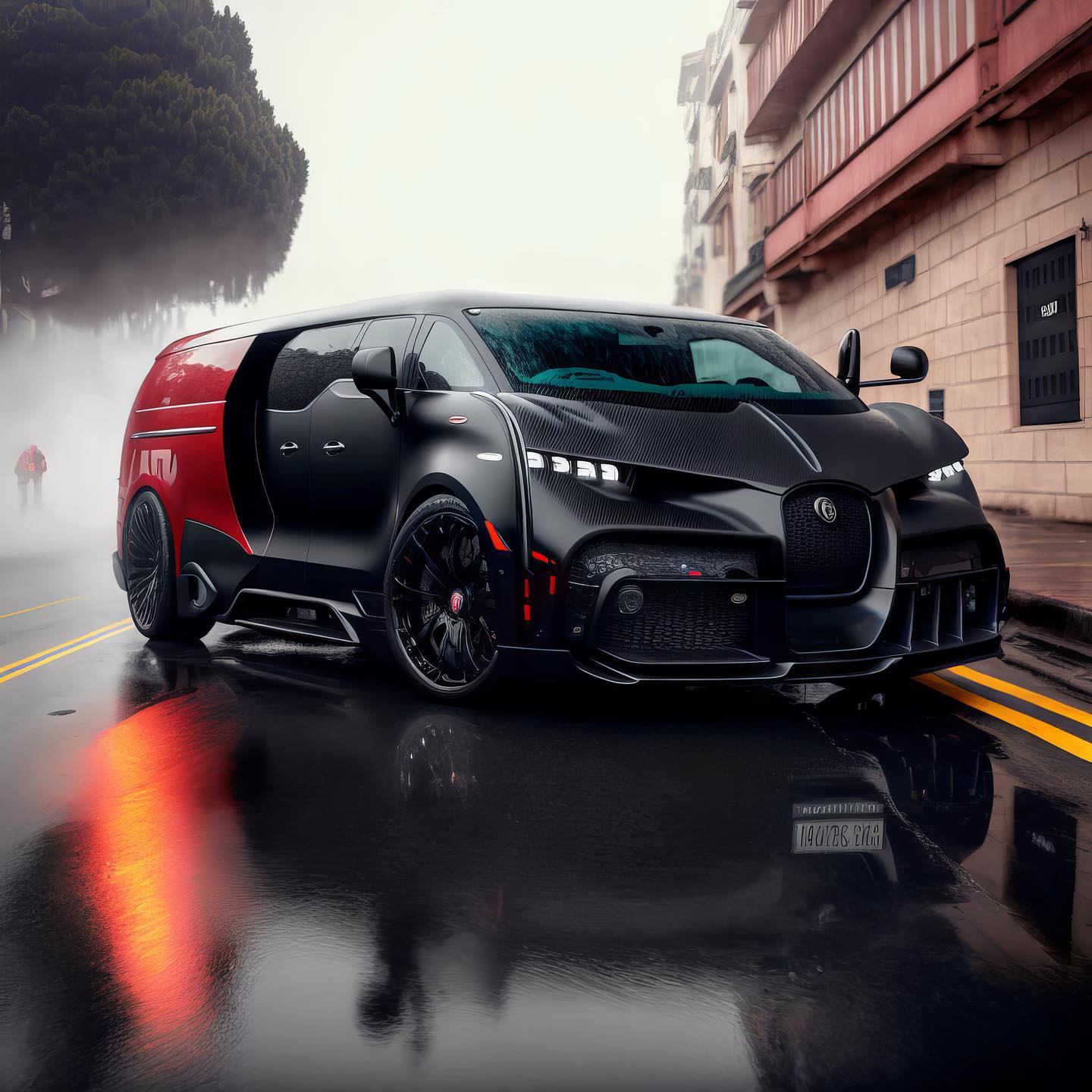 Trí tuệ nhân tạo thiết kế đủ loại xe Bugatti ngoài sức tưởng tượng: Cơ bắp, SUV, limousine và cả… xe tải - Ảnh 12.