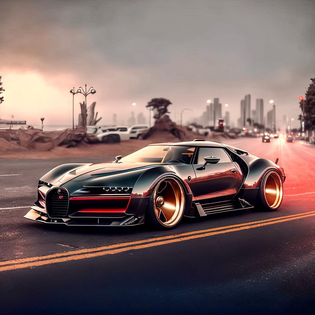 Trí tuệ nhân tạo thiết kế đủ loại xe Bugatti ngoài sức tưởng tượng: Cơ bắp, SUV, limousine và cả… xe tải - Ảnh 4.