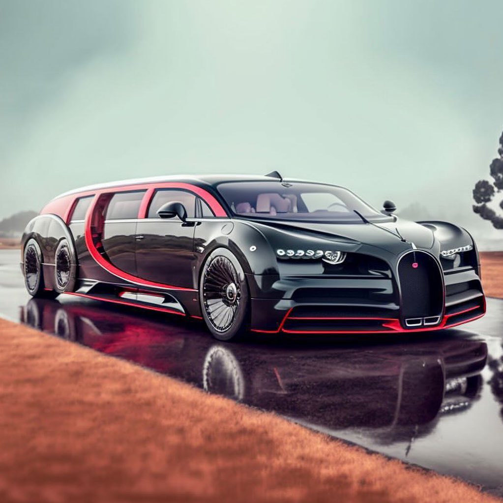 Trí tuệ nhân tạo thiết kế đủ loại xe Bugatti ngoài sức tưởng tượng: Cơ bắp, SUV, limousine và cả… xe tải - Ảnh 14.