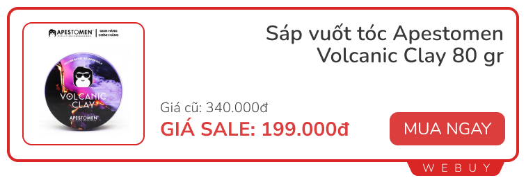 5 loại sáp vuốt tóc đẹp ngay từ lần thử đầu tiên lại đang sale “bùng nổ” ngày 3/3 trên Lazada - Ảnh 5.