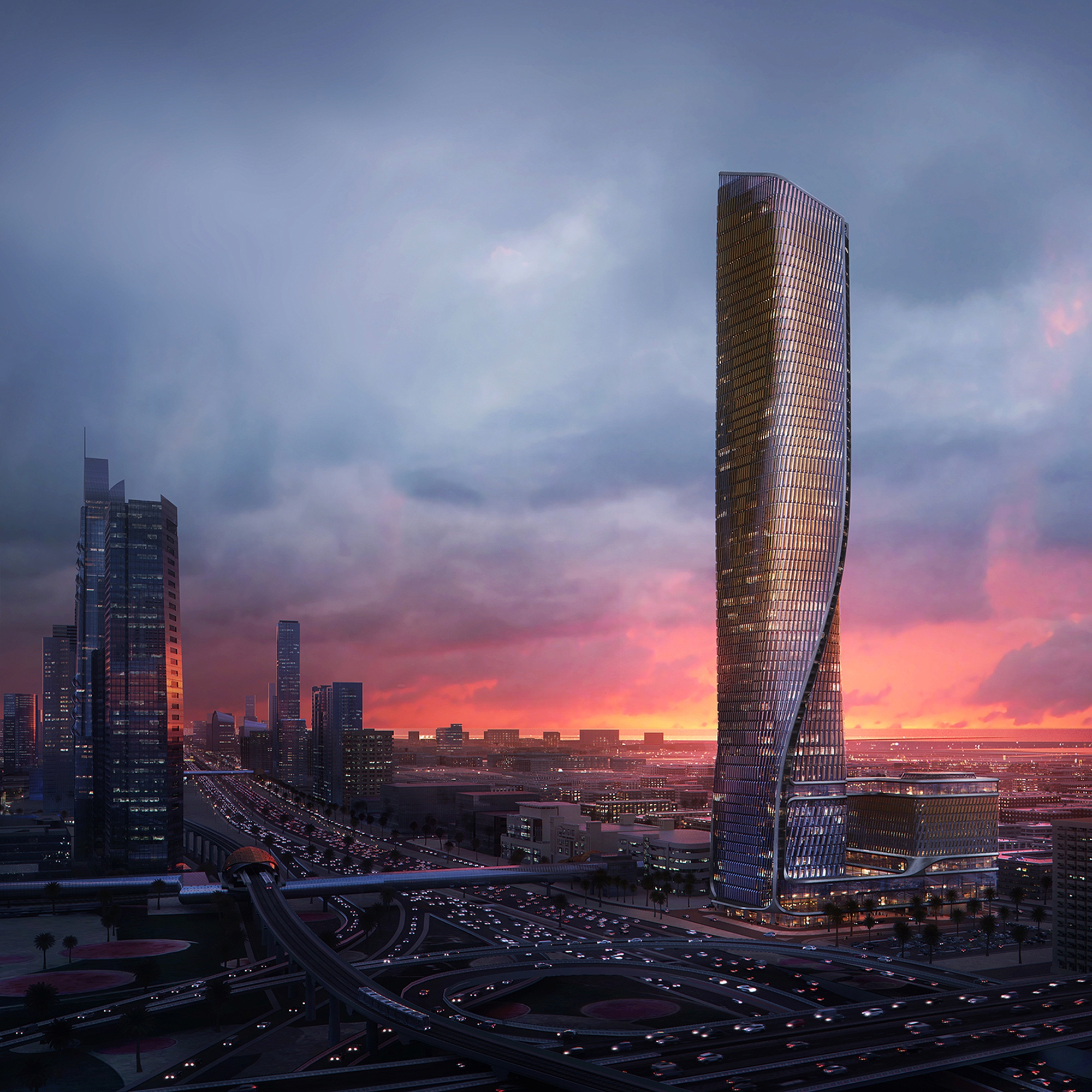 7 super projects from the future are about to be launched by the Arab oil giants: The vertical city on the water, the island of VND 32,000 billion is still nothing with the final boss having 1-0-2 - Photo 3.