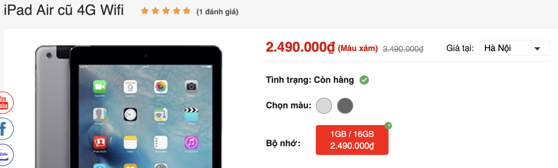 Đây là mẫu iPad rẻ nhất mà vẫn còn sử dụng được, giá chỉ hơn 2 triệu đồng - Ảnh 2.