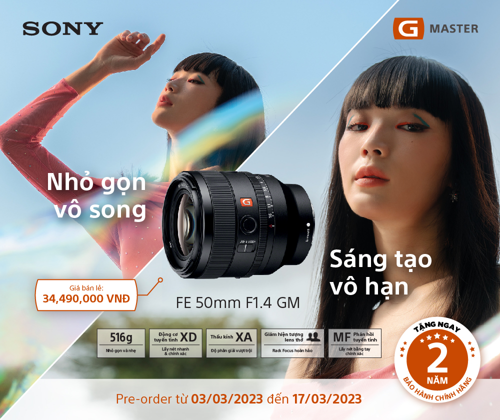 Sony thêm sự lựa chọn cho dải ống kính full-frame nhỏ gọn với FE 50mm F1.4 GM - Ảnh 5.