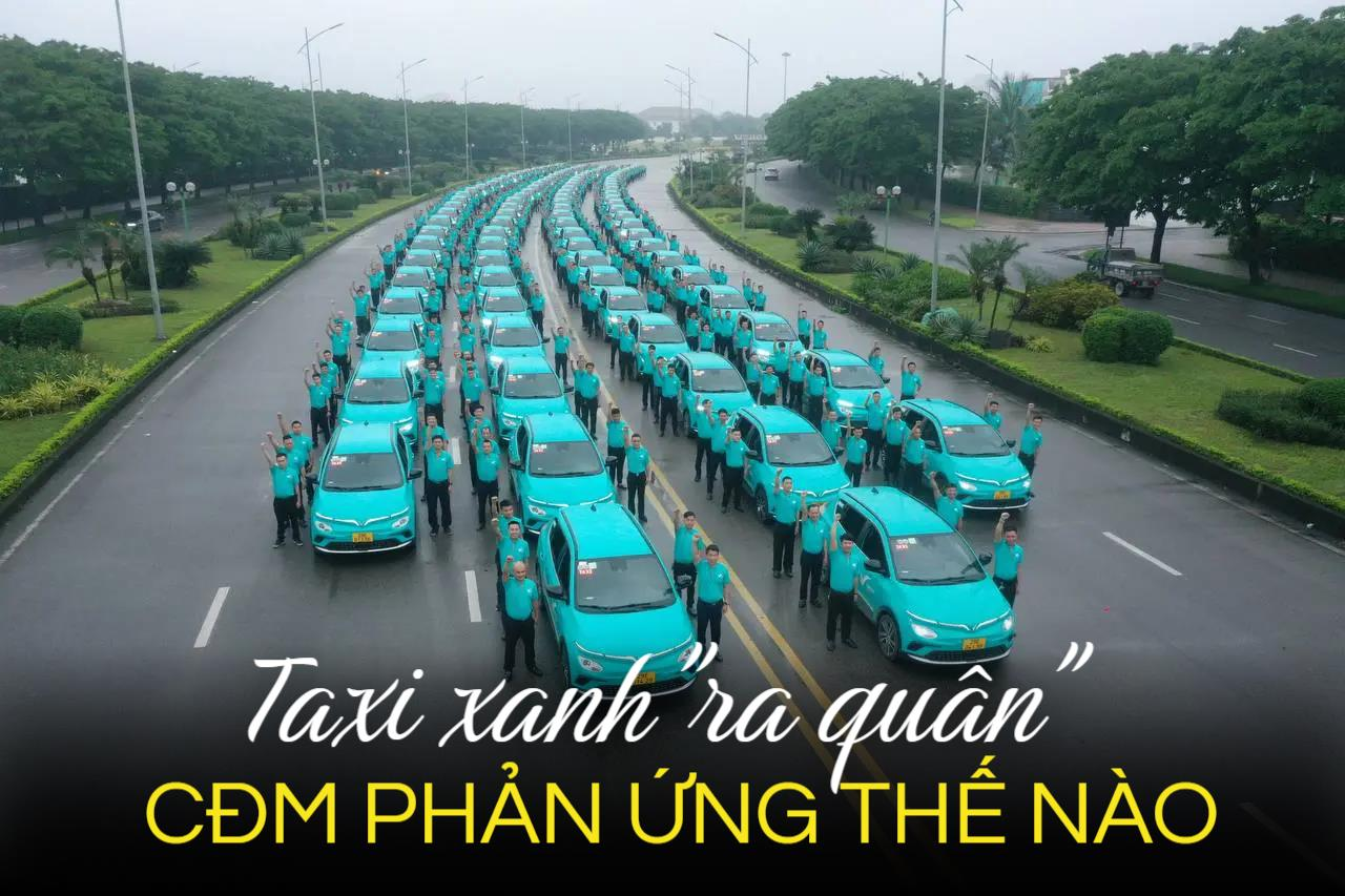 Taxi xanh ngập tràn MXH, dân tình thảo luận sôi nổi nhưng chủ yếu đều thắc mắc 2 điều - Ảnh 1.