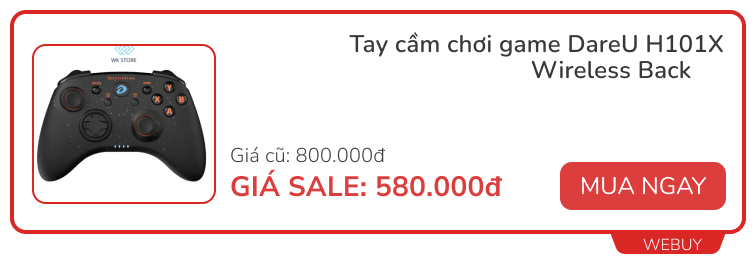 Nghỉ lễ tận 5 ngày, tranh thủ săn vài deal phụ kiện giải trí hay ho để cày game, cày phim xả láng, nhiều món sale tới 50% - Ảnh 2.