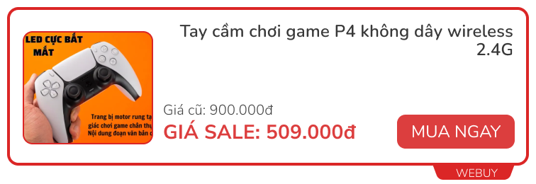 Nghỉ lễ tận 5 ngày, tranh thủ săn vài deal phụ kiện giải trí hay ho để cày game, cày phim xả láng, nhiều món sale tới 50% - Ảnh 4.