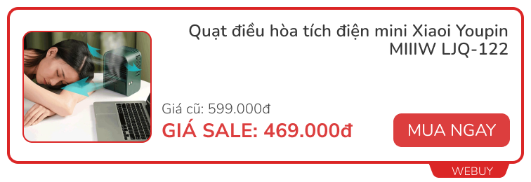 Đồ gia dụng Xiaomi lại sale đậm sát dịp lễ, nhiều món hè này nhà nào cũng cần - Ảnh 3.