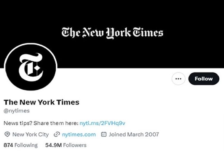 Lý do báo New York Times mất tích xanh Twitter - Ảnh 1.