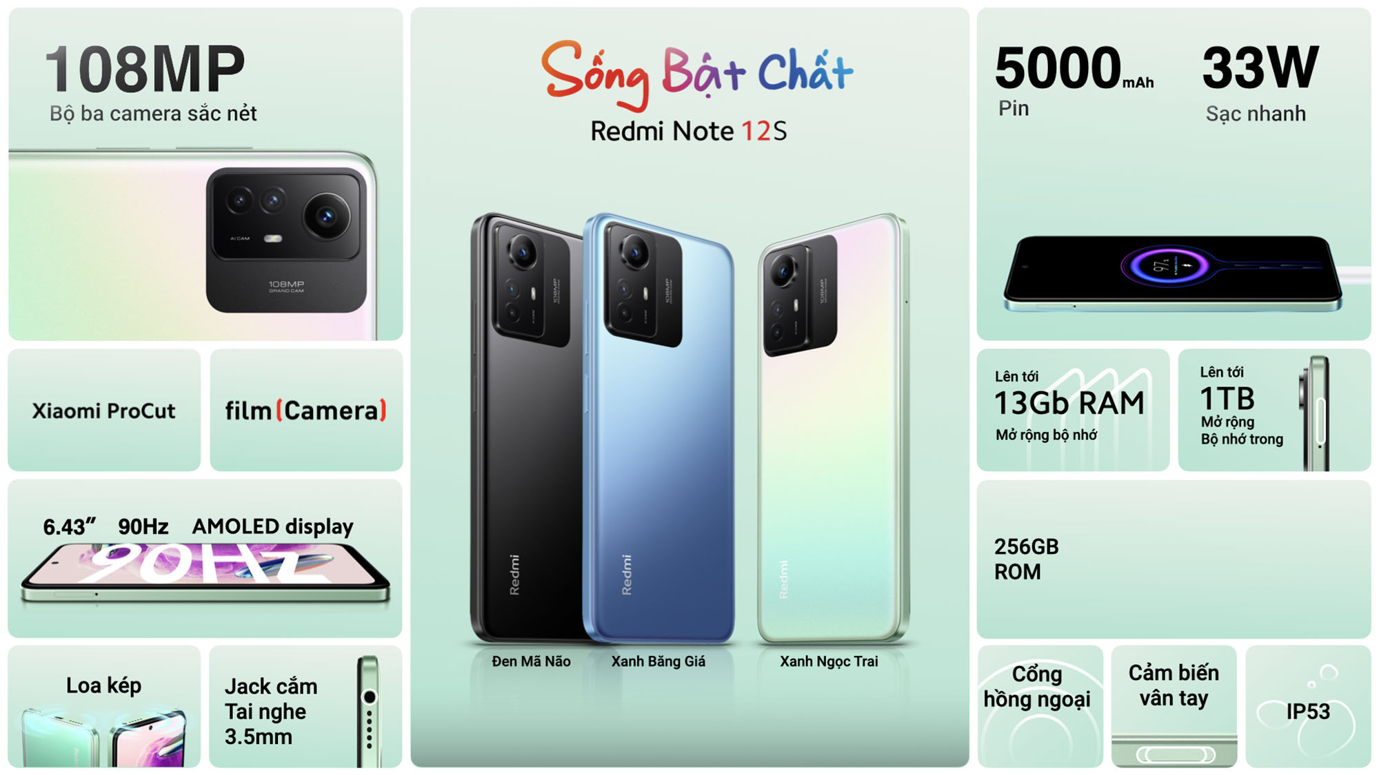 Xiaomi tung bộ đôi Redmi Note 12 mới: Siêu phẩm giá tốt từ 6,69 triệu!