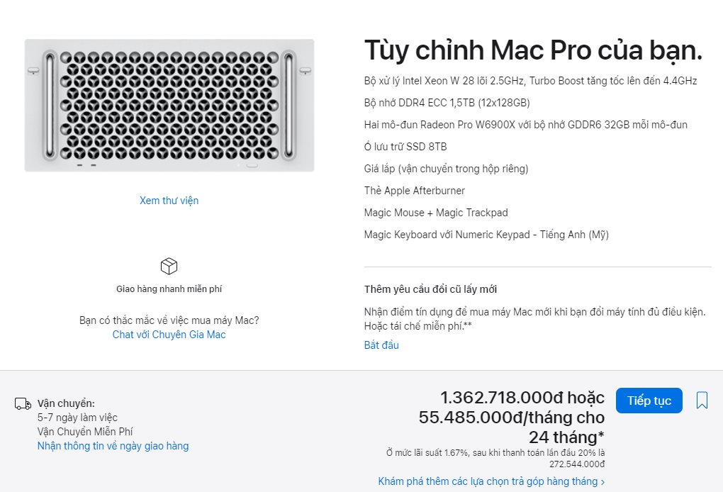 Món đồ đắt nhất có thể mua từ cửa hàng trực tuyến Apple Việt Nam: Giá gần 1,4 tỷ đồng, tương đương 1 xe ô tô VinFast bản cao cấp - Ảnh 2.