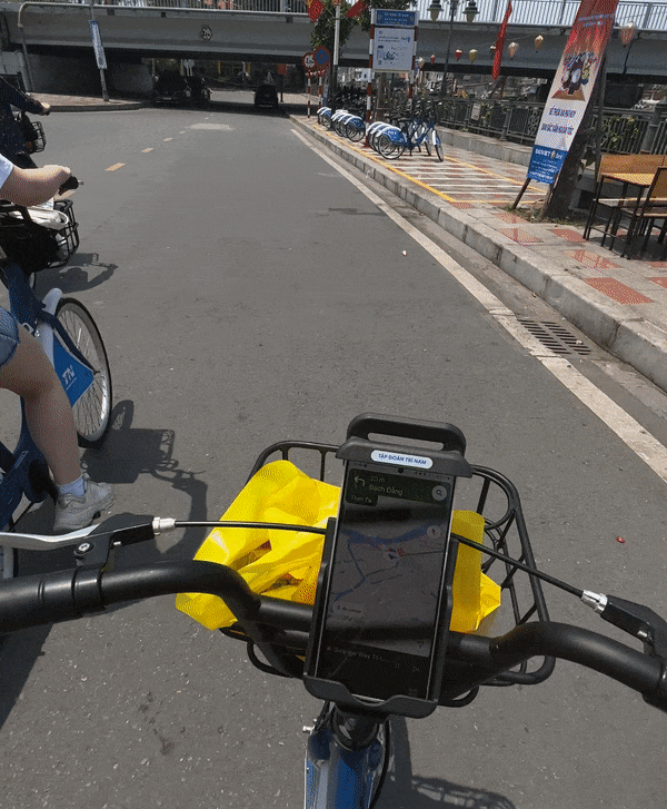 Thử thuê xe đạp TNGo ở Hải Phòng: Cước rẻ, đi vui, còn bất cập nhưng xứng đáng được nhân rộng - Ảnh 4.