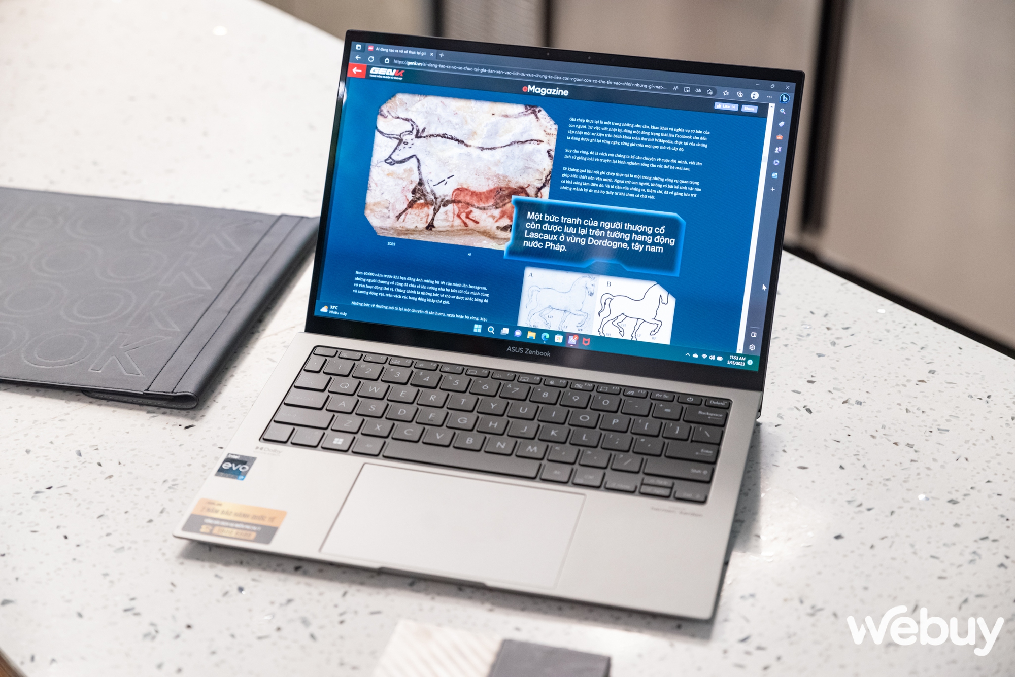 Cận cảnh ASUS Zenbook S 13 OLED 2023: Laptop Windows mỏng nhẹ hơn cả Macbook Air, giá từ 40 triệu - Ảnh 9.