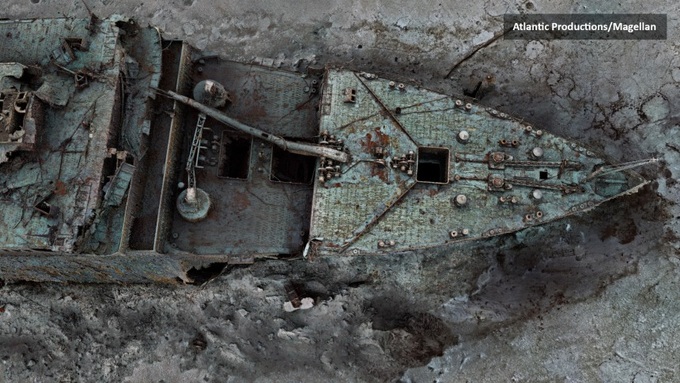 Hình ảnh 3D hoàn chỉnh đầu tiên về xác tàu Titanic dưới đáy biển, hé lộ chi tiết chưa từng biết về vụ chìm tàu - Ảnh 3.