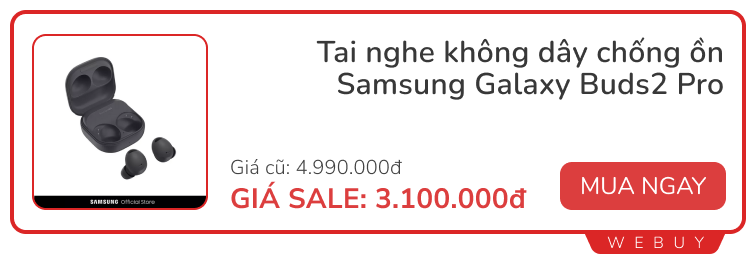 Ngày 25 hàng tháng cũng có sale “khủng”: 10 đồ điện tử đang giảm đến nửa giá từ Sony và Samsung - Ảnh 6.