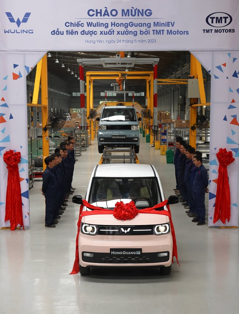 TMT Motors đã xuất xưởng chiếc Wuling HongGuang MiniEV đầu tiên tại Việt Nam - Ảnh 2.