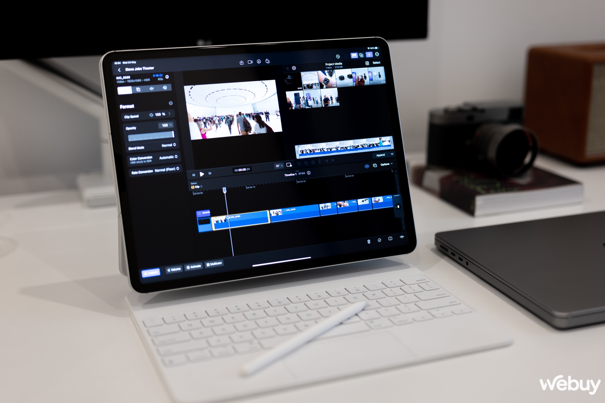 Cảm nhận đầu tiên về Final Cut Pro trên iPad: Dễ dùng, có Apple Pencil 2 là lợi thế - Ảnh 12.