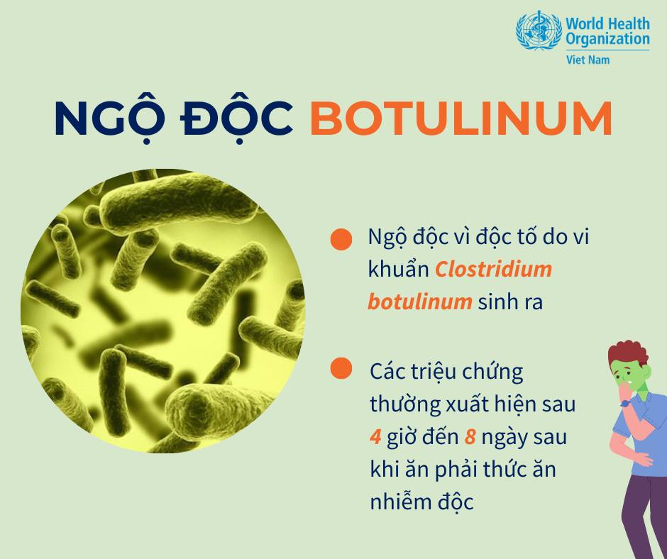 Nhận biết triệu chứng nhiễm độc và những thực phẩm có nguy cơ chứa độc tố Botulinum theo khuyến cáo của WHO - Ảnh 1.