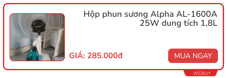 Hè nóng tự chế quạt thường thành quạt phun sương với 2 phụ kiện giá chỉ từ 99.000đ, rẻ hơn nhiều so với mua quạt điều hòa hay máy lạnh - Ảnh 7.