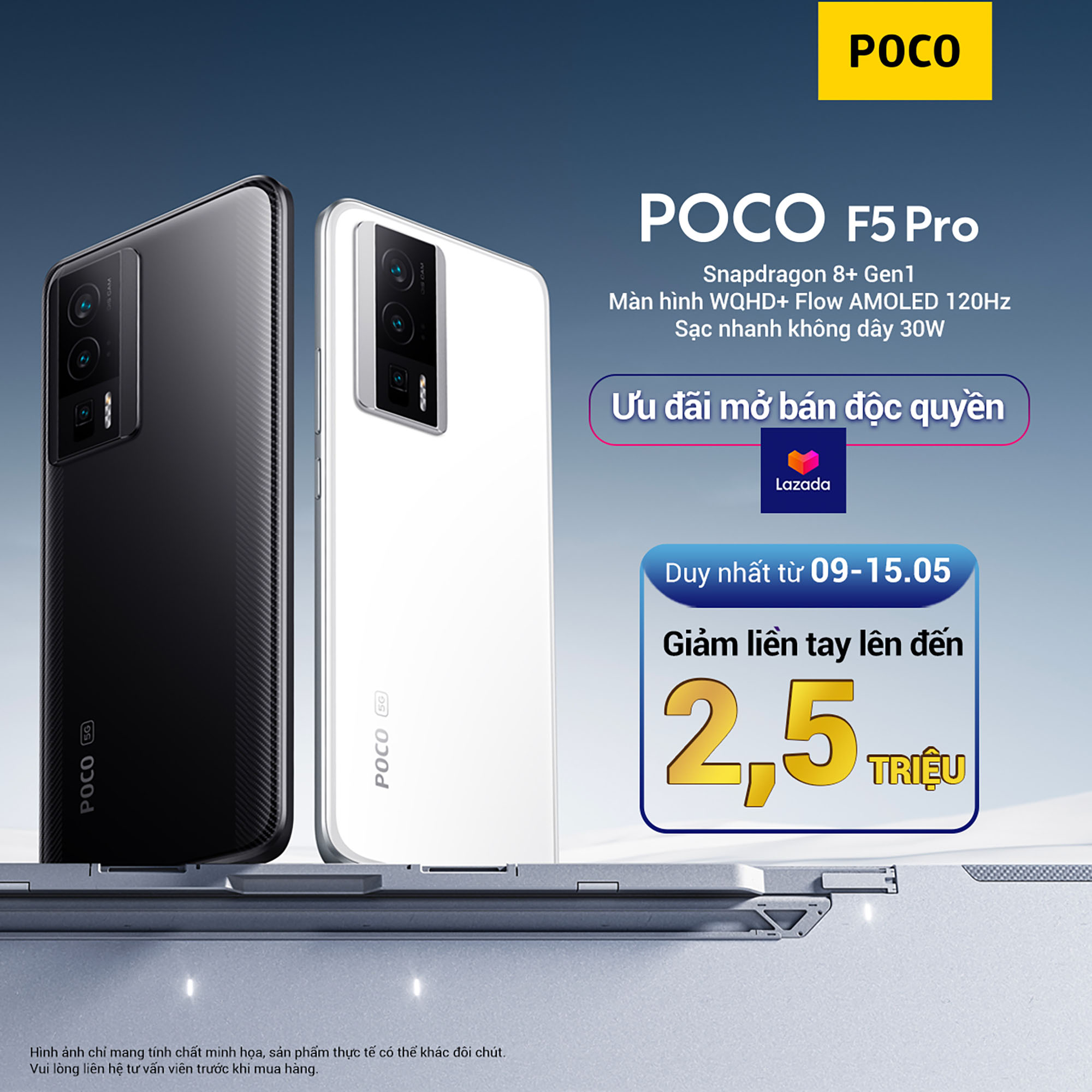 Ra mắt POCO F5 Pro chính hãng: Màn hình 2K+, chip Snapdragon 8+ Gen 1 giá rẻ nhất - Ảnh 3.