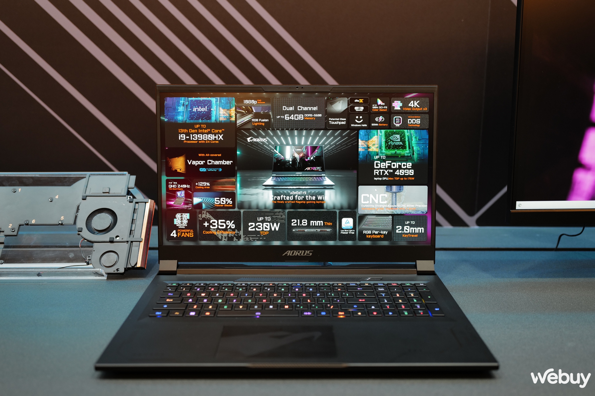 Trên tay bộ 4 laptop Gigabyte AORUS: Đa dạng về kích thước và công nghệ - Ảnh 26.