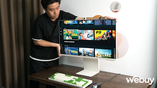 'Trên bàn' màn hình kiêm TV Samsung Smart Monitor M8 2023 - Ảnh 7.