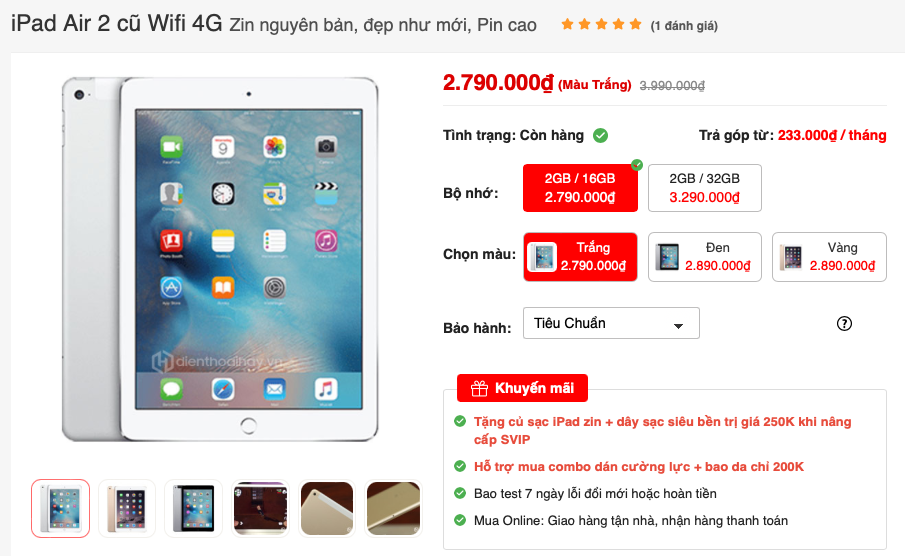 Trên tay iPad Air 2: Mẫu tablet đáng mua nhất tầm giá dưới 3 triệu - Ảnh 1.